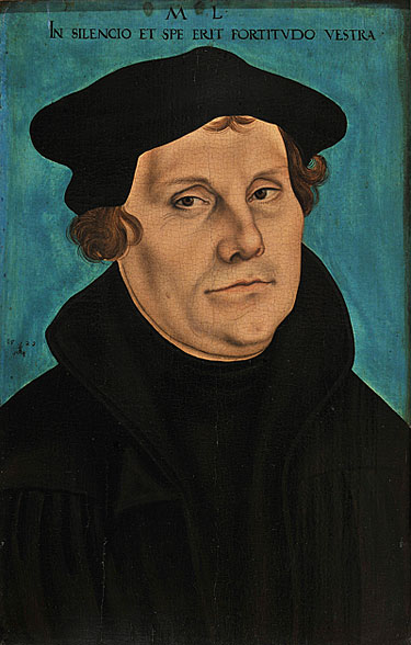 Lucas Cranach, Martin Luther