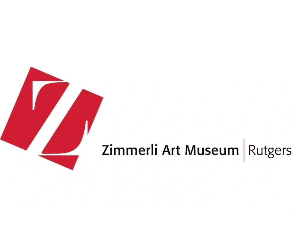 Zimmerli Art Museum logo, red and black.